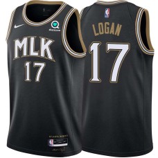 Atlanta Hawks #17 John Logan Jersey -Black 2020-21 City