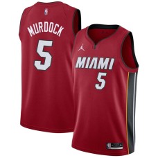 Miami Heat #5 Eric Murdock Jersey -Red