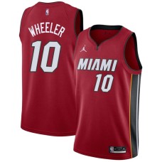 Miami Heat #10 Clinton Wheeler Jersey -Red