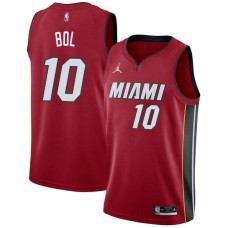 Miami Heat #10 Manute Bol Jersey -Red