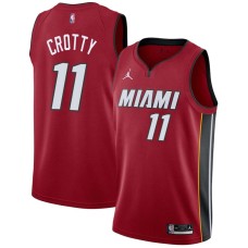 Miami Heat #11 John Crotty Jersey -Red