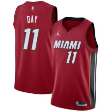 Miami Heat #11 Todd Day Jersey -Red