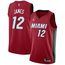 Miami Heat #12 Mike James Jersey -Red