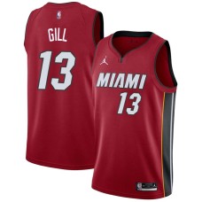 Miami Heat #13 Kendall Gill Jersey -Red