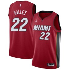 Miami Heat #22 John Salley Jersey -Red