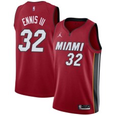 Miami Heat #32 James Ennis III Jersey -Red