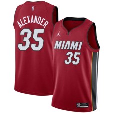 Miami Heat #35 Gary Alexander Jersey -Red