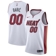 Miami Heat #00 Milos Babic Jersey -White