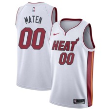 Miami Heat #00 Yante Maten Jersey -White