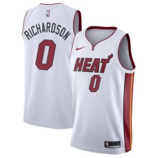 Miami Heat #0 Josh Richardson Jersey -White