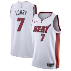 Miami Heat #7 Kyle Lowry Jersey -White