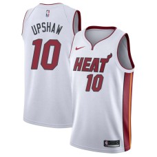 Miami Heat #10 Kelvin Upshaw Jersey -White