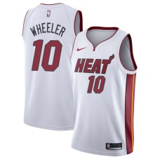 Miami Heat #10 Clinton Wheeler Jersey -White