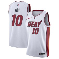 Miami Heat #10 Manute Bol Jersey -White