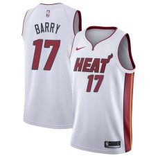 Miami Heat #17 Brent Barry Jersey -White