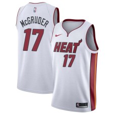 Miami Heat #17 Rodney McGruder Jersey -White