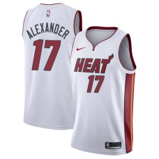 Miami Heat #17 Kyle Alexander Jersey -White