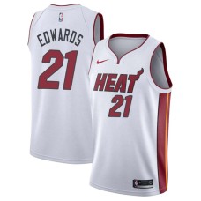 Miami Heat #21 Kevin Edwards Jersey -White