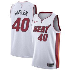 Miami Heat #40 Udonis Haslem Jersey -White