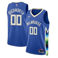 Milwaukee Bucks #00 Kevin Duckworth Jersey -2022-2023 City