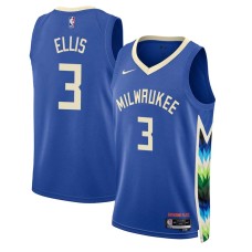 Milwaukee Bucks #3 Dale Ellis Jersey -2022-2023 City