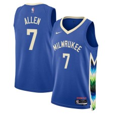 Milwaukee Bucks #7 Lucius Allen Jersey -2022-2023 City