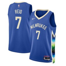 Milwaukee Bucks #7 J.R. Reid Jersey -2022-2023 City