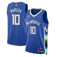 Milwaukee Bucks #10 Bob Warlick Jersey -2022-2023 City