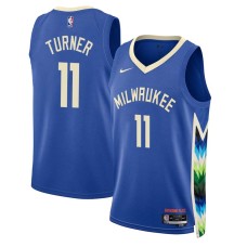 Milwaukee Bucks #11 Andre Turner Jersey -2022-2023 City