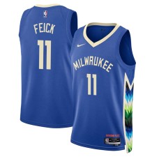 Milwaukee Bucks #11 Jamie Feick Jersey -2022-2023 City