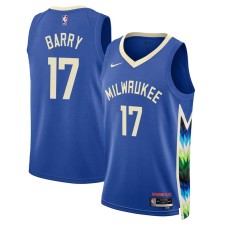 Milwaukee Bucks #17 Jon Barry Jersey -2022-2023 City