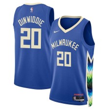Milwaukee Bucks #20 Bill Dinwiddie Jersey -2022-2023 City