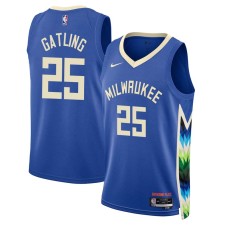 Milwaukee Bucks #25 Chris Gatling Jersey -2022-2023 City