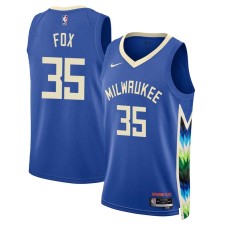 Milwaukee Bucks #35 Jim Fox Jersey -2022-2023 City