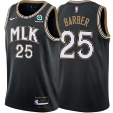 Atlanta Hawks #25 John Barber Jersey -Black 2020-21 City