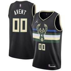 Milwaukee Bucks #00 Anthony Avent Jersey -Black