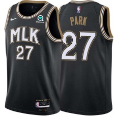 Atlanta Hawks #27 Med Park Jersey -Black 2020-21 City