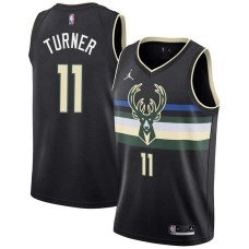 Milwaukee Bucks #11 Andre Turner Jersey -Black