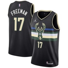 Milwaukee Bucks #17 Gary Freeman Jersey -Black