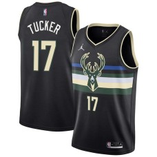 Milwaukee Bucks #17 P.J. Tucker Jersey -Black