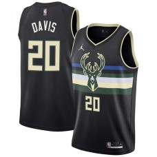 Milwaukee Bucks #20 Mickey Davis Jersey -Black