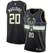 Milwaukee Bucks #20 Jamaal Magloire Jersey -Black