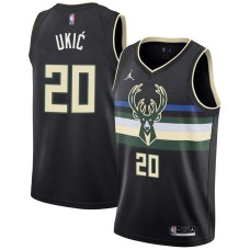 Milwaukee Bucks #20 Roko Ukic Jersey -Black