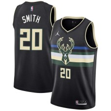 Milwaukee Bucks #20 Jason Smith Jersey -Black