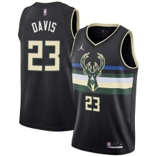 Milwaukee Bucks #23 Charles Davis Jersey -Black