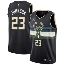 Milwaukee Bucks #23 Chris Johnson Jersey -Black