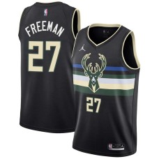 Milwaukee Bucks #27 Gary Freeman Jersey -Black