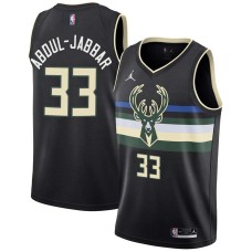 Milwaukee Bucks #33 Kareem Abdul-Jabbar Jersey -Black