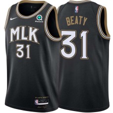 Atlanta Hawks #31 Zelmo Beaty Jersey -Black 2020-21 City