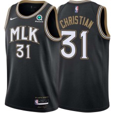 Atlanta Hawks #31 Bob Christian Jersey -Black 2020-21 City